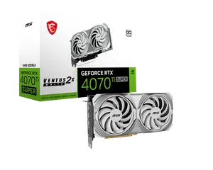 GeForce RTX 4070 Ti SUPER 16G VENTUS 2X WHITE OC